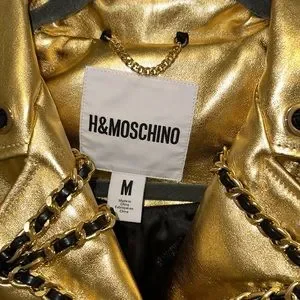 H&amp;M - レア＊H&amp;M MOSCHINOコラボ　ジャケット 美品】H&MOSCHINO コラボジャケット モスキーノ H&M